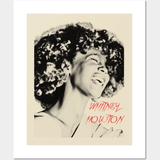 whitney houston art Posters and Art